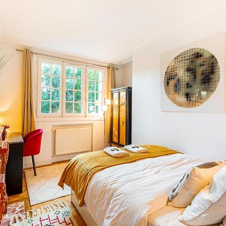 Stylish Modern Apartement - Art, Design, Garden, Villa Des Ammonites Meudon Exterior foto
