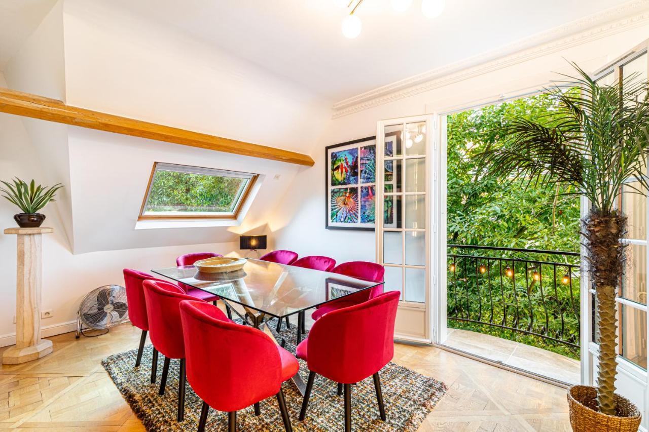 Stylish Modern Apartement - Art, Design, Garden, Villa Des Ammonites Meudon Exterior foto