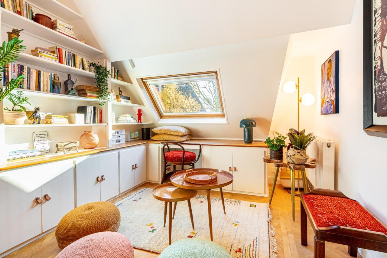 Stylish Modern Apartement - Art, Design, Garden, Villa Des Ammonites Meudon Exterior foto