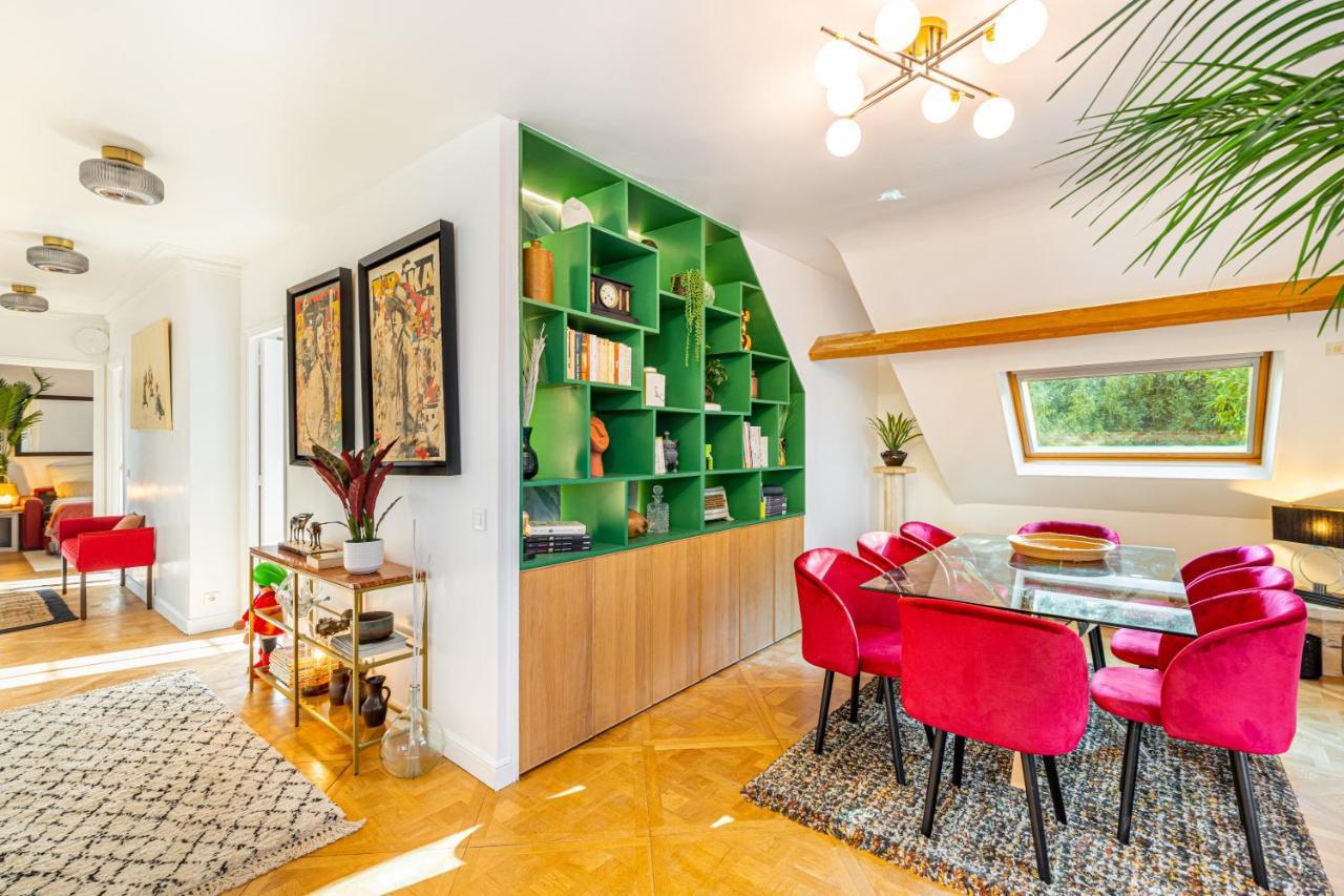 Stylish Modern Apartement - Art, Design, Garden, Villa Des Ammonites Meudon Exterior foto